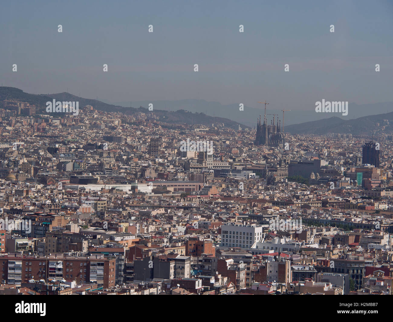 the city of barcelona in spain Stock Photo - Alamy