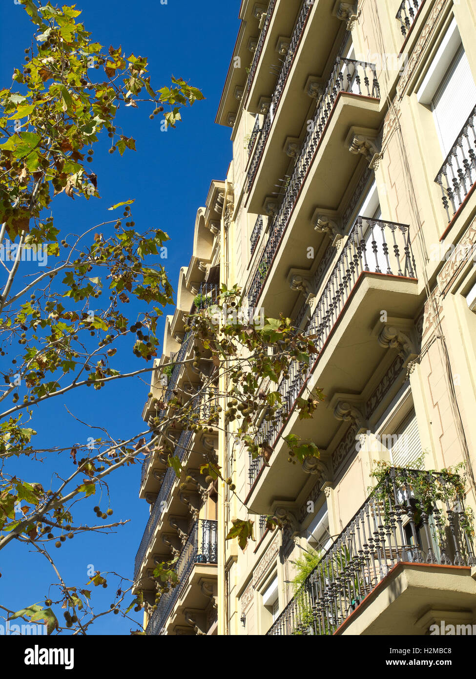 the city of barcelona in spain Stock Photo - Alamy