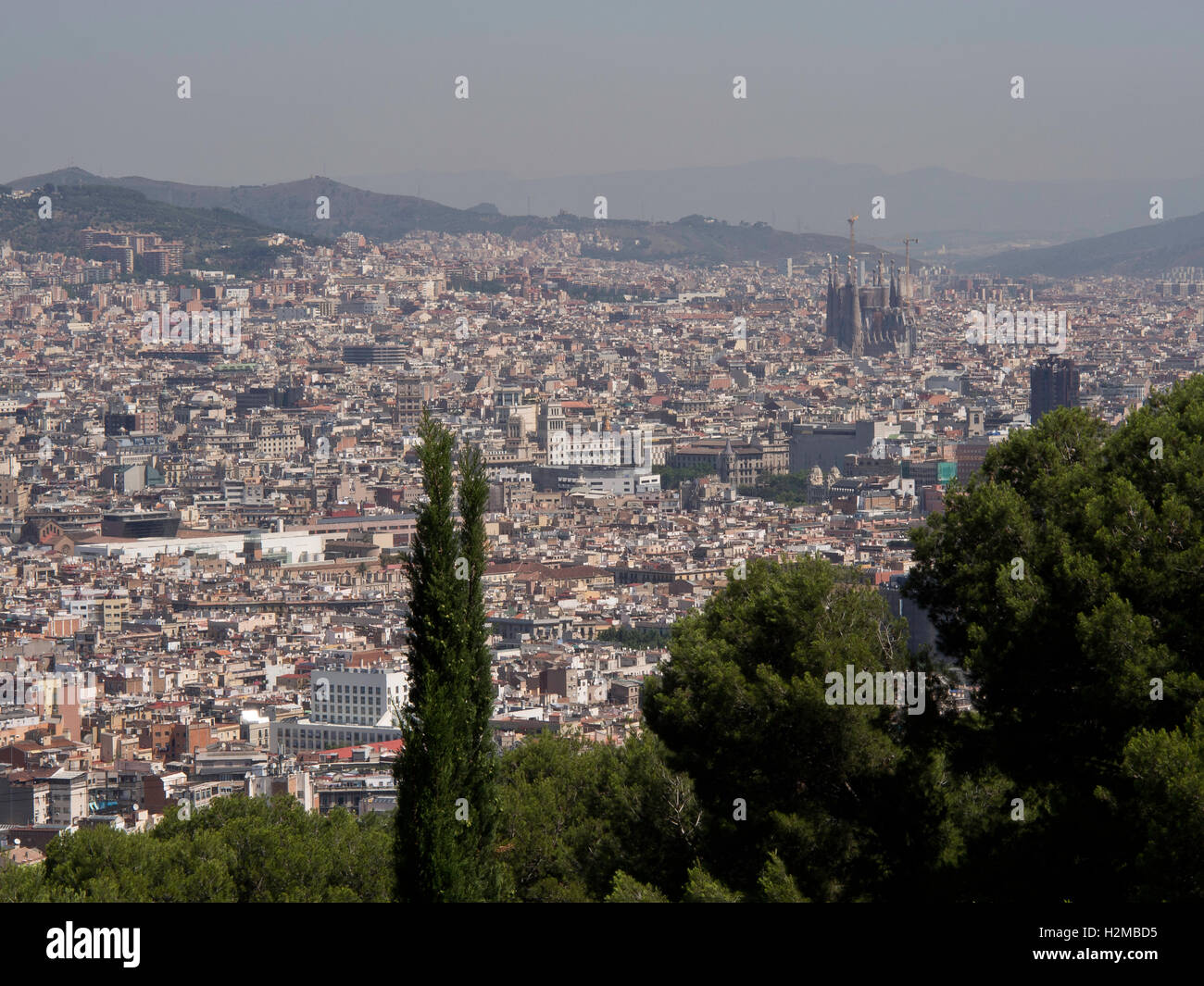 the city of barcelona in spain Stock Photo - Alamy