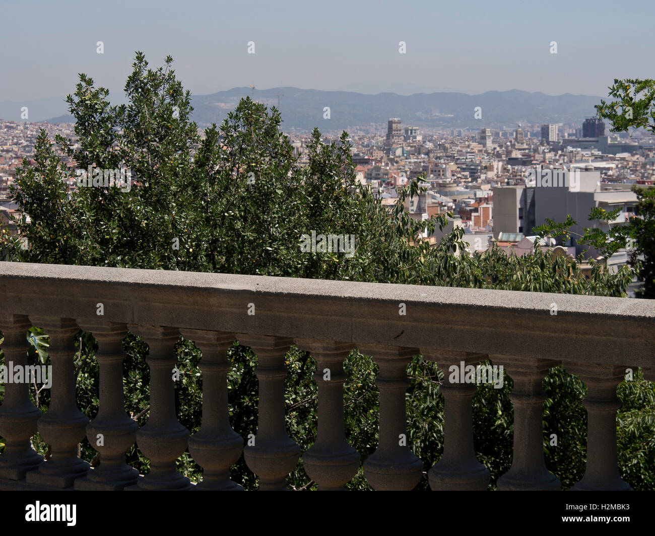 the city of barcelona in spain Stock Photo - Alamy