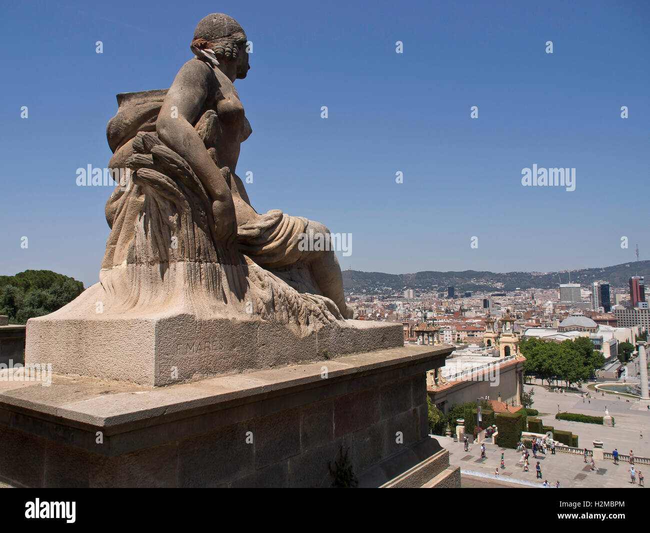 the city of barcelona in spain Stock Photo - Alamy