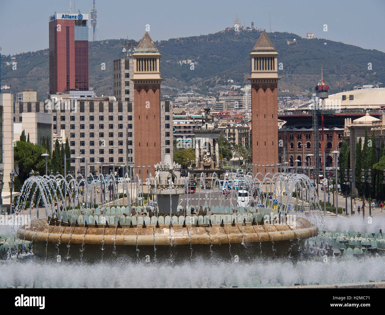 the city of barcelona in spain Stock Photo - Alamy