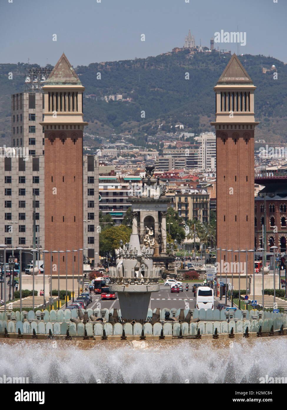 the city of barcelona in spain Stock Photo - Alamy