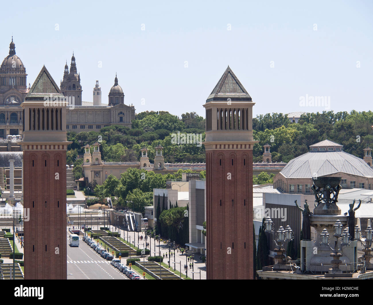 the city of barcelona in spain Stock Photo - Alamy