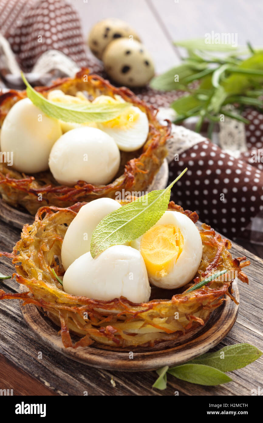Boiled quail eggs Stock Photo Alamy