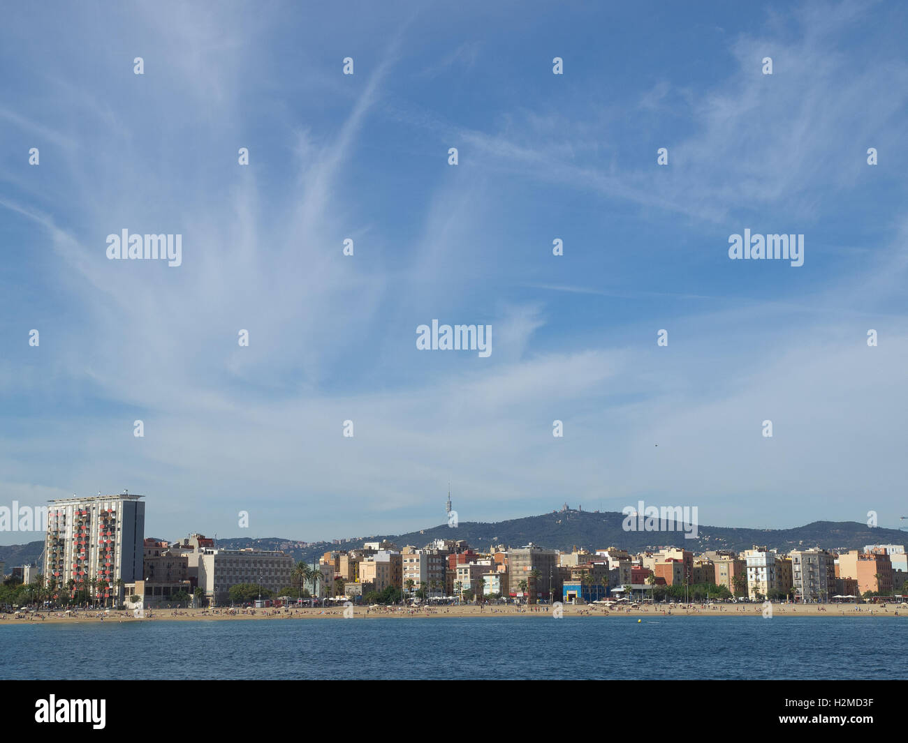 the city of barcelona in spain Stock Photo - Alamy