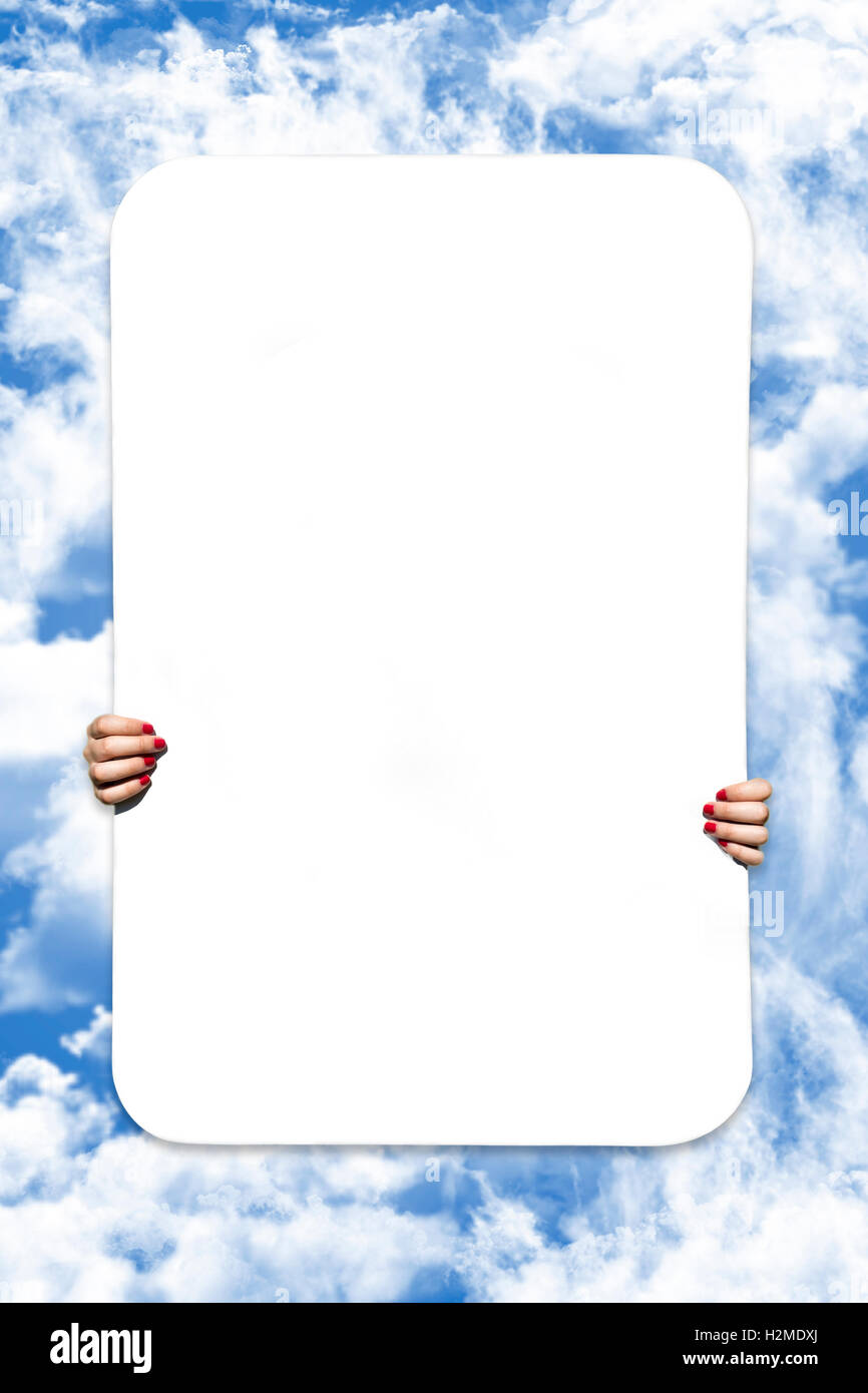 Joker Playing Card On A Cloudy Sky Background Stock Photo