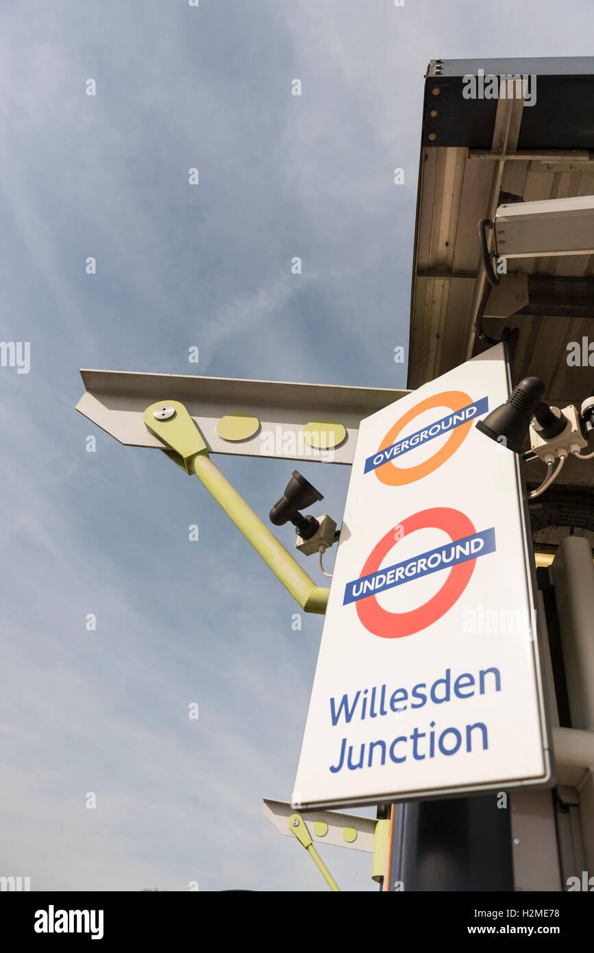 Willesden Junction Station, London, England Stock Photo