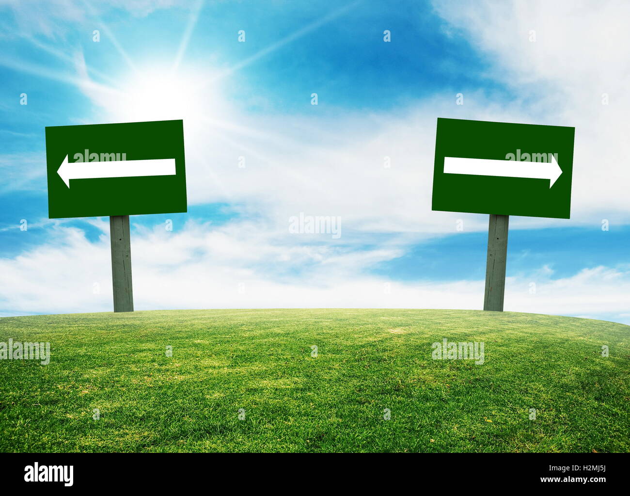 Arrows sign success failure hi-res stock photography and images - Alamy