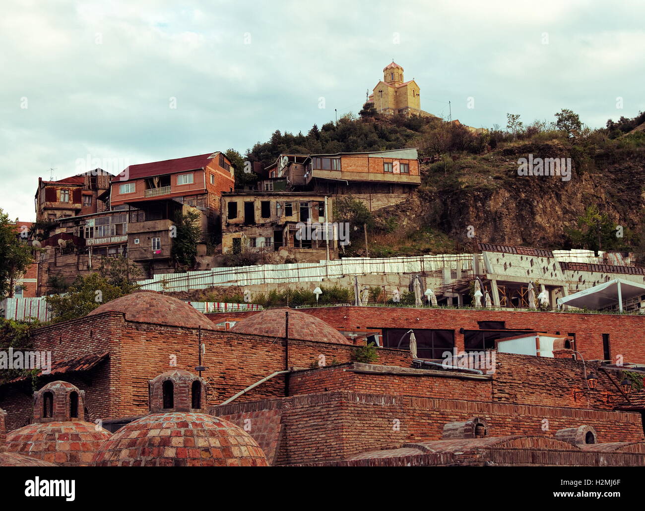 Old Tbilisi,Bath region, Stock Photo Alamy