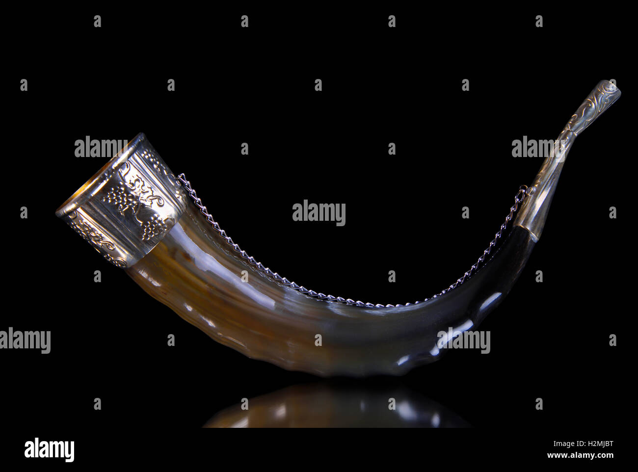 traditional wine drinking horn horn hires stock photography