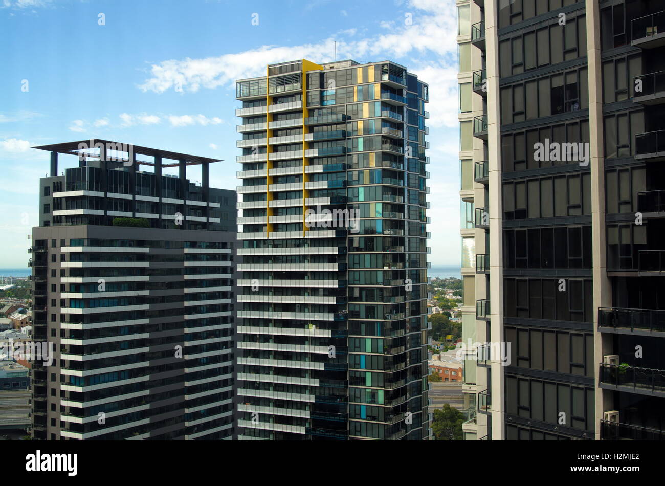 residential apartments building in Melbourne,Australia Stock Photo Alamy