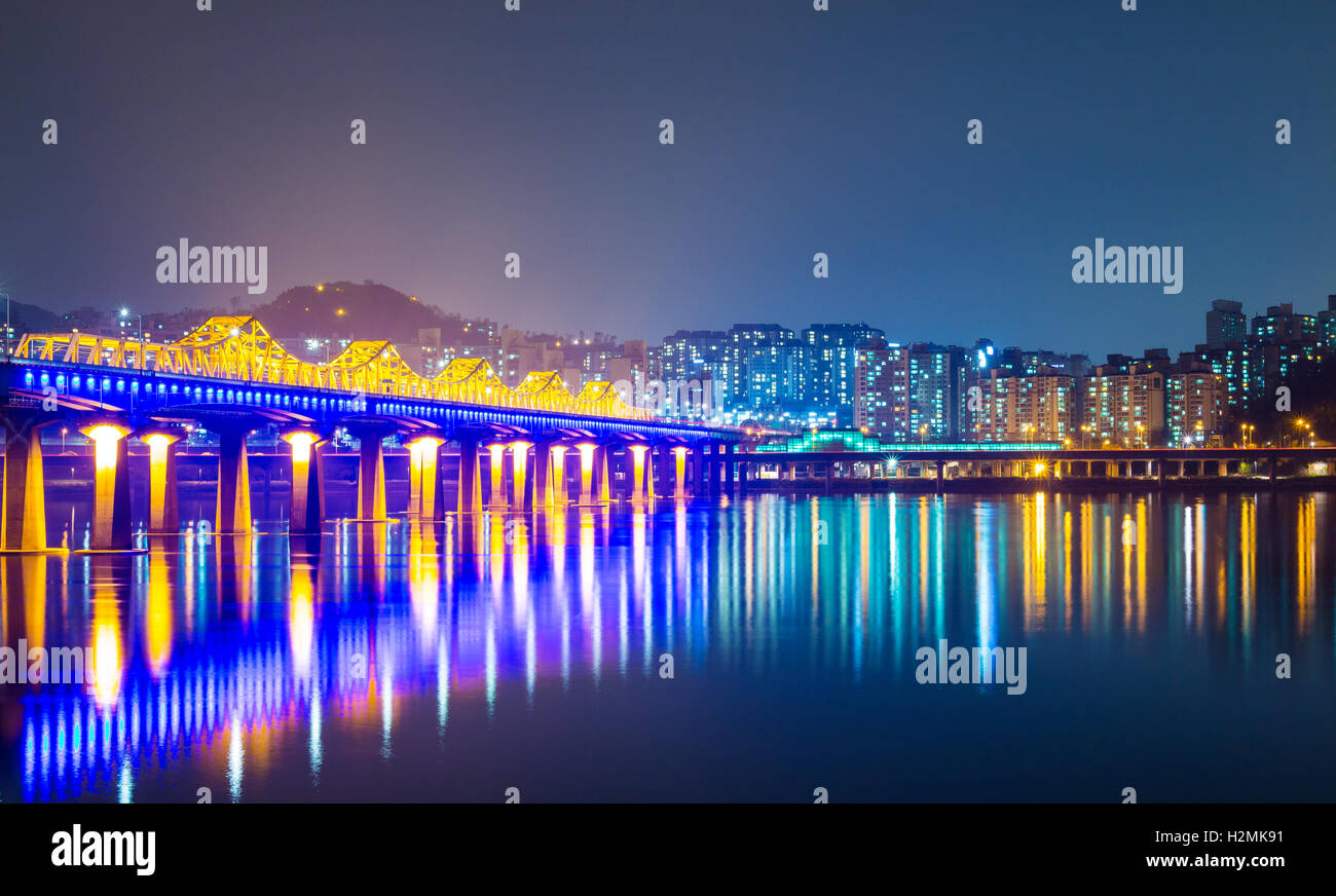 Han river in Seoul Stock Photo Alamy