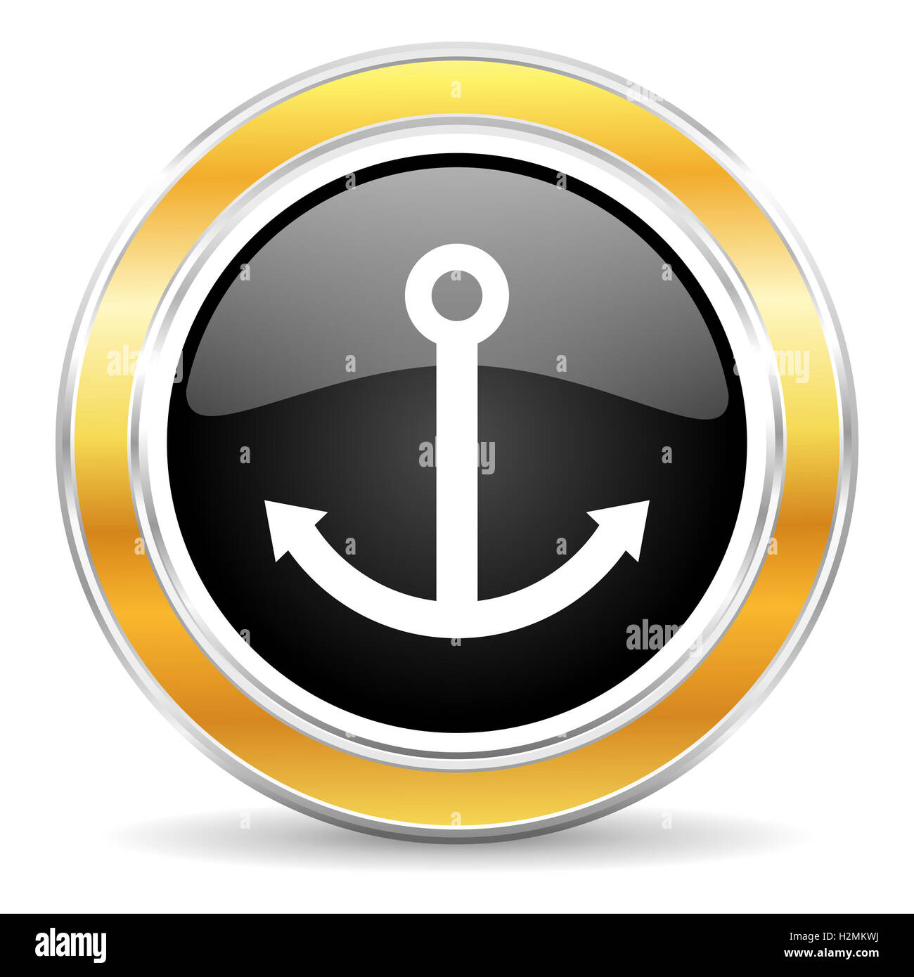 anchor icon Stock Photo