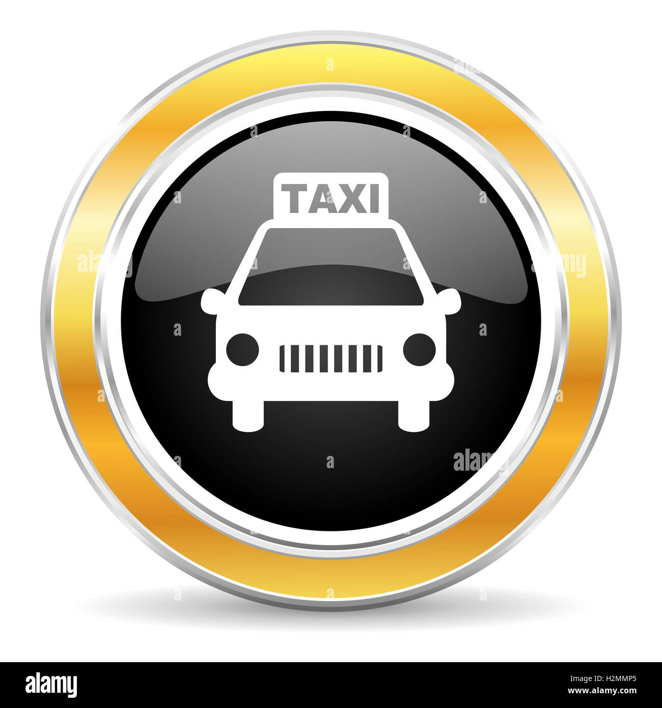 taxi icon Stock Photo