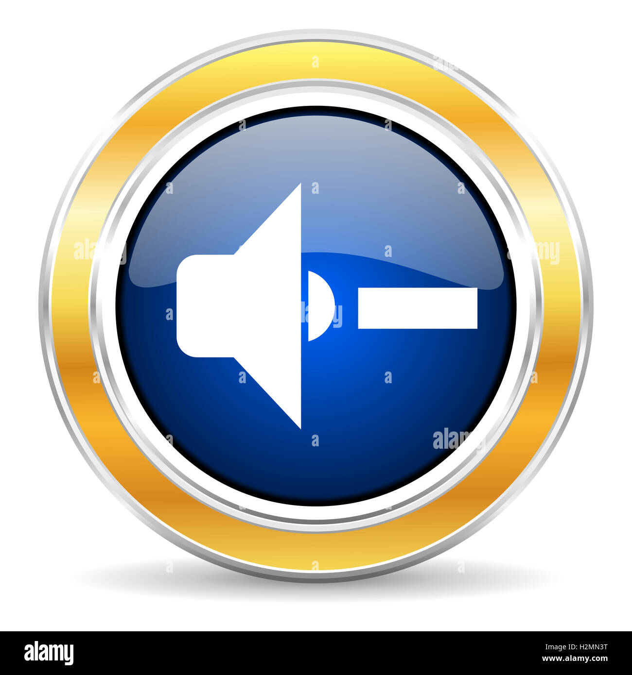 Speaker volume icon symbol hi-res stock photography and images - Alamy