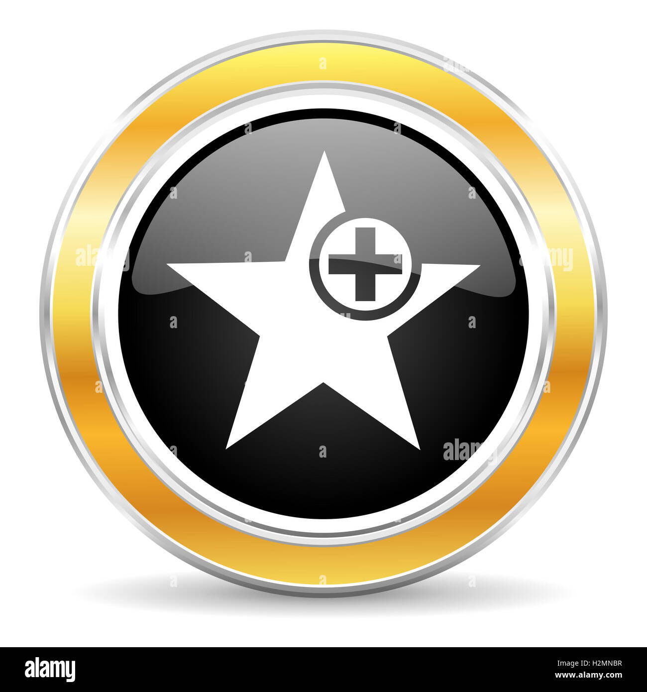 Golden star icon in hi-res stock photography and images - Alamy