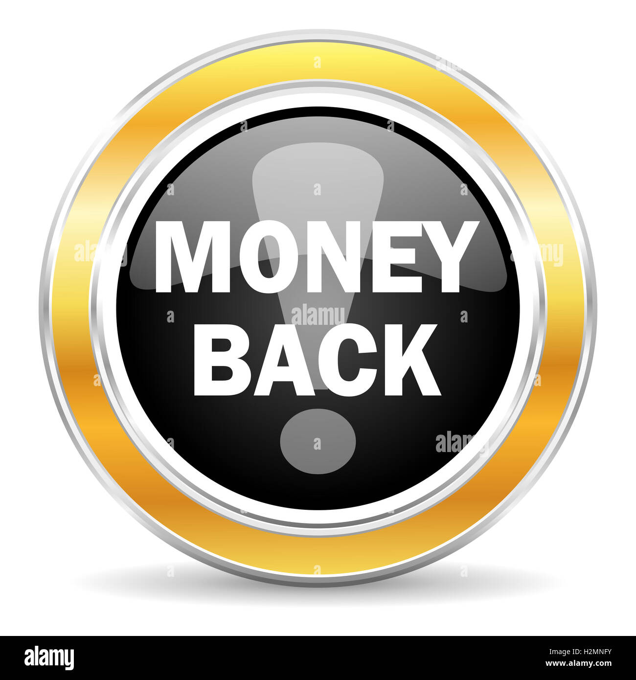 money back icon Stock Photo
