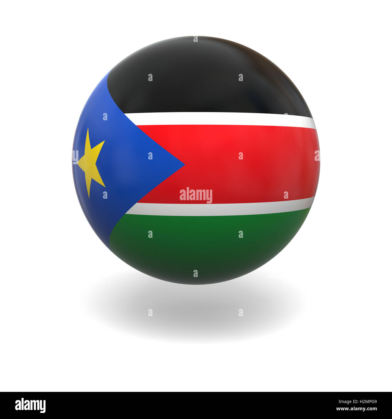 Illustration south sudan flag hi-res stock photography and images - Alamy