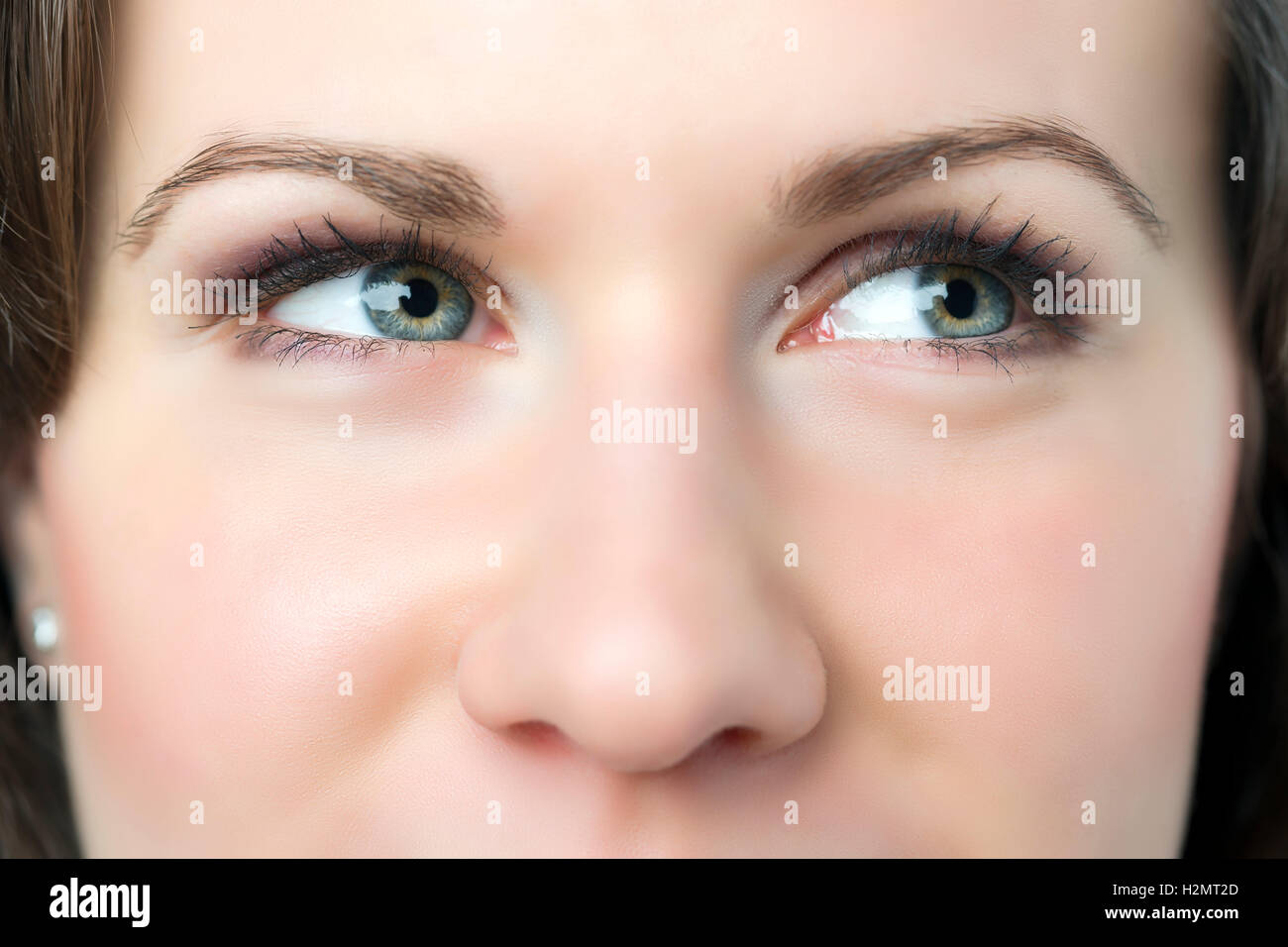 Closeup woman eyes Stock Photo - Alamy