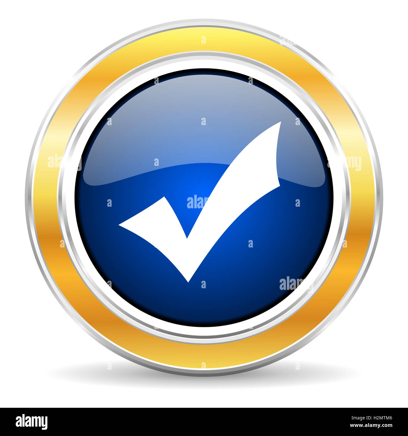Check mark accept icon hi-res stock photography and images - Alamy