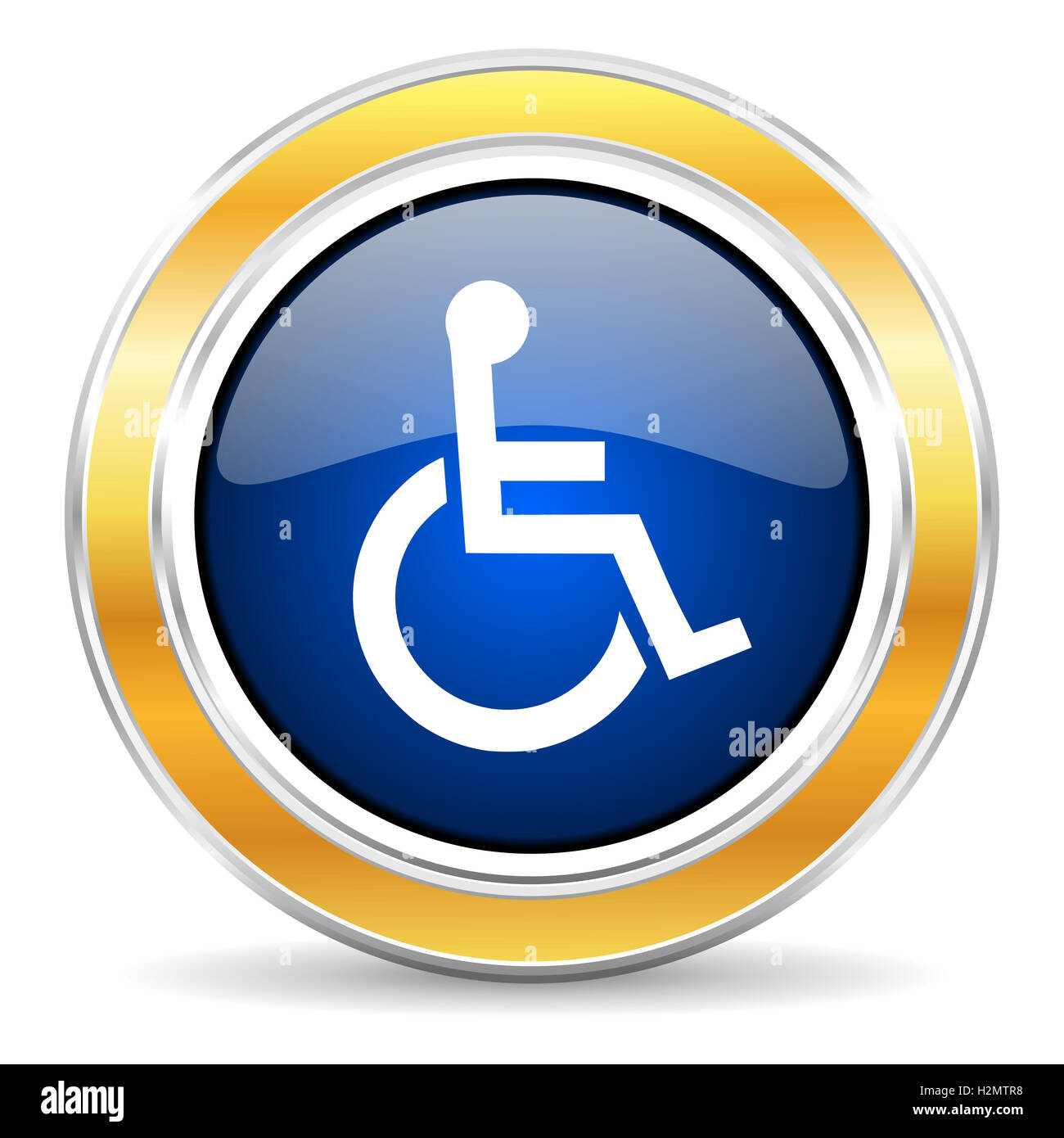 wheelchair icon Stock Photo