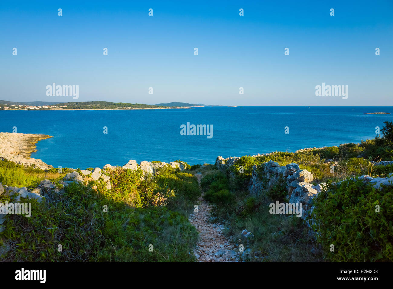 Croatia Seascape Stock Photo