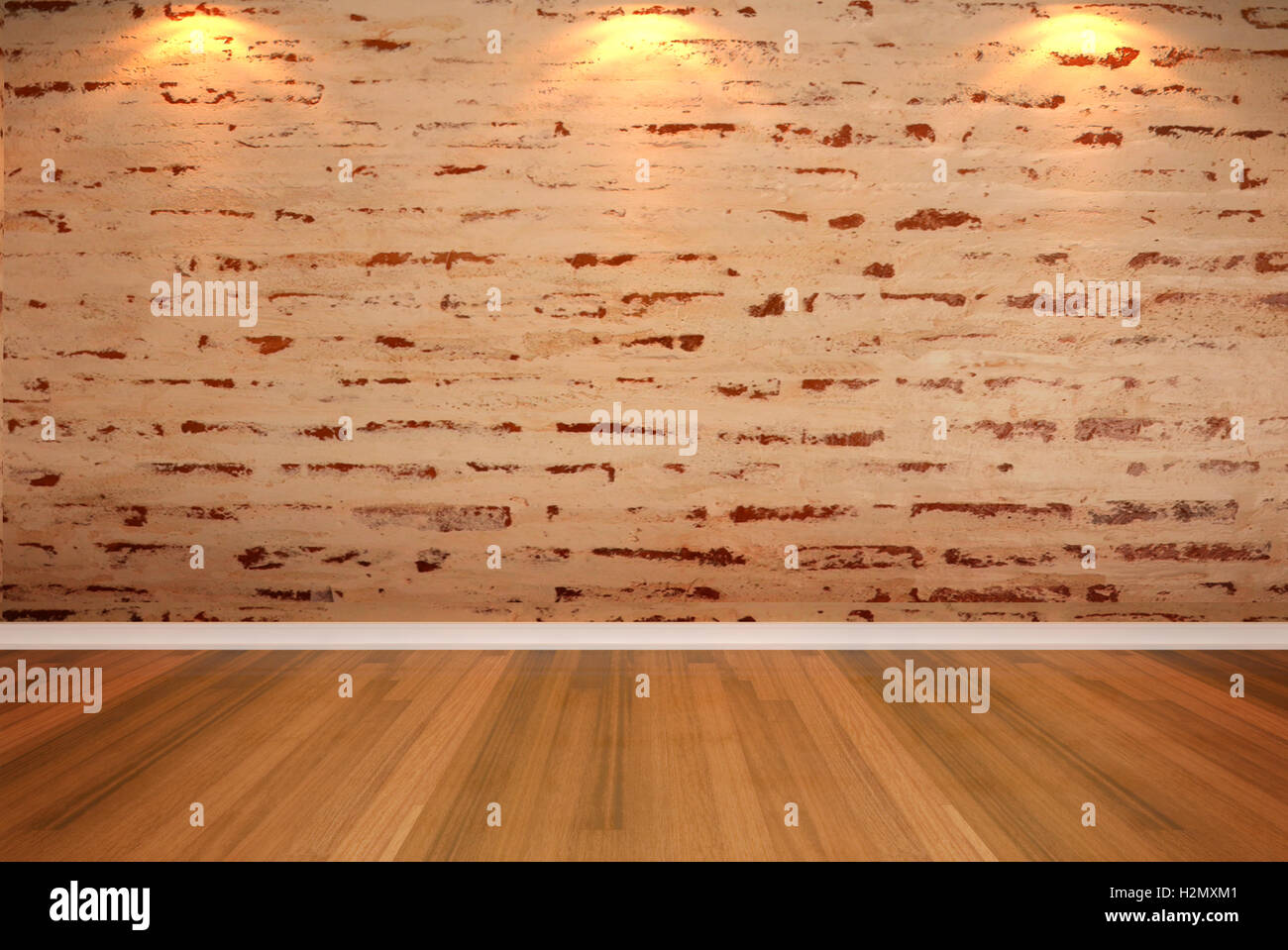 empty room brick wall Stock Photo - Alamy