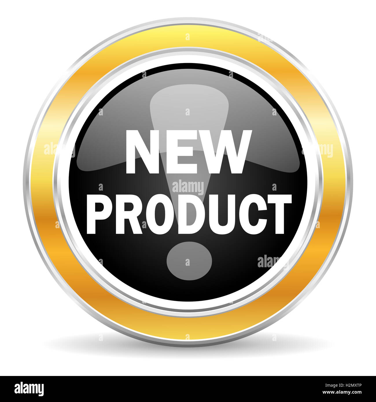 new product icon Stock Photo