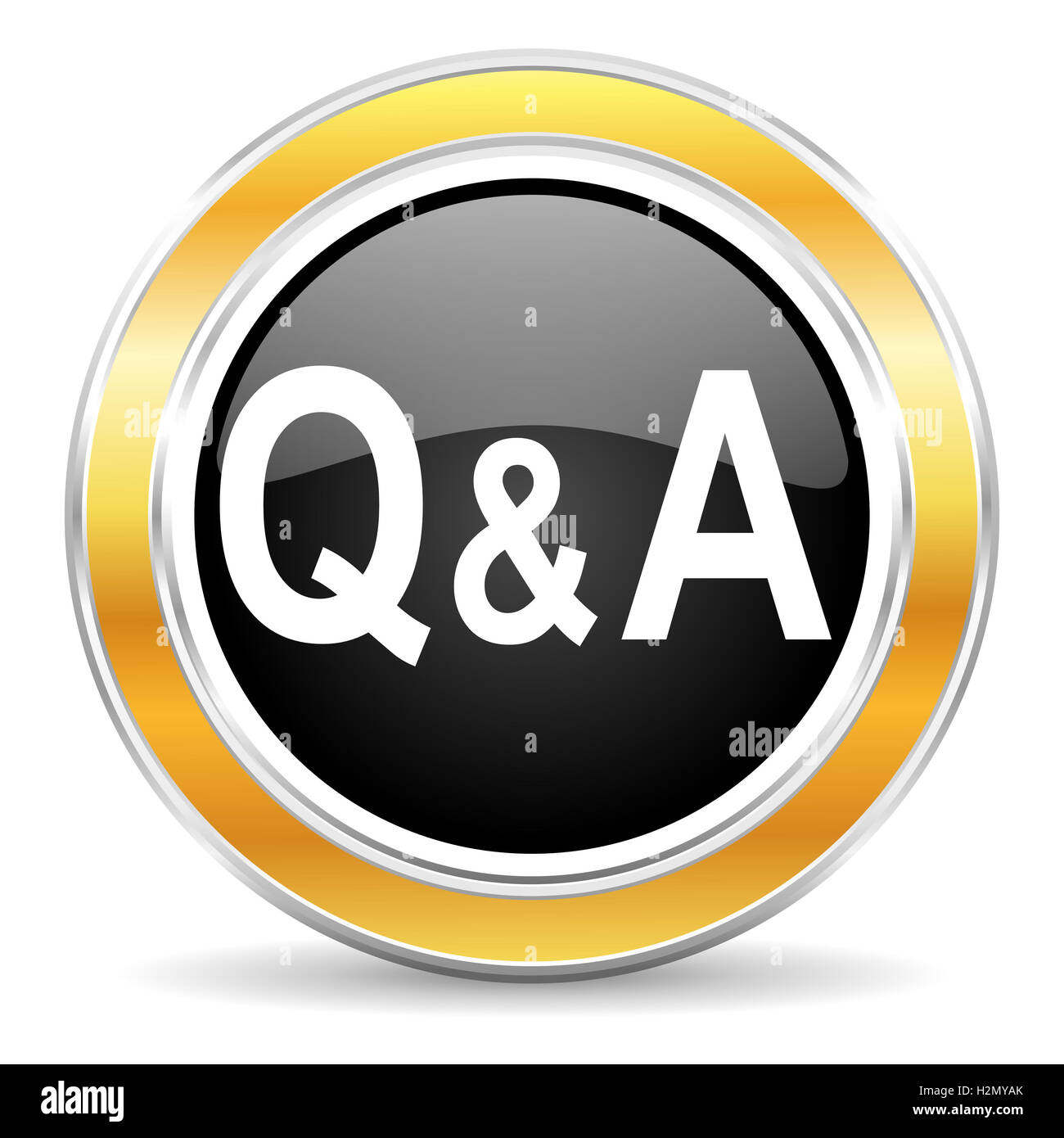 question answer icon Stock Photo
