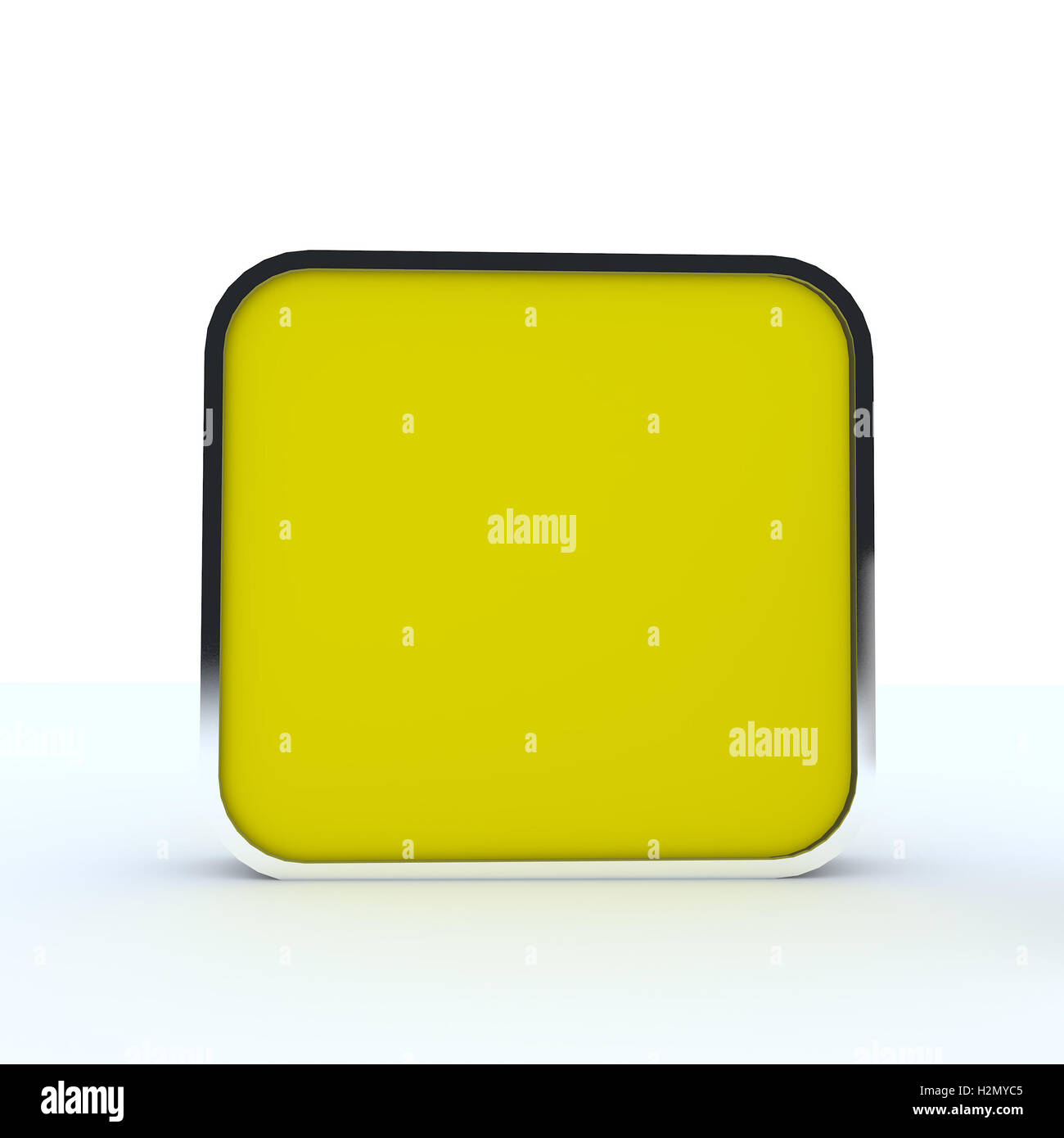 yellow blank box Stock Photo Alamy
