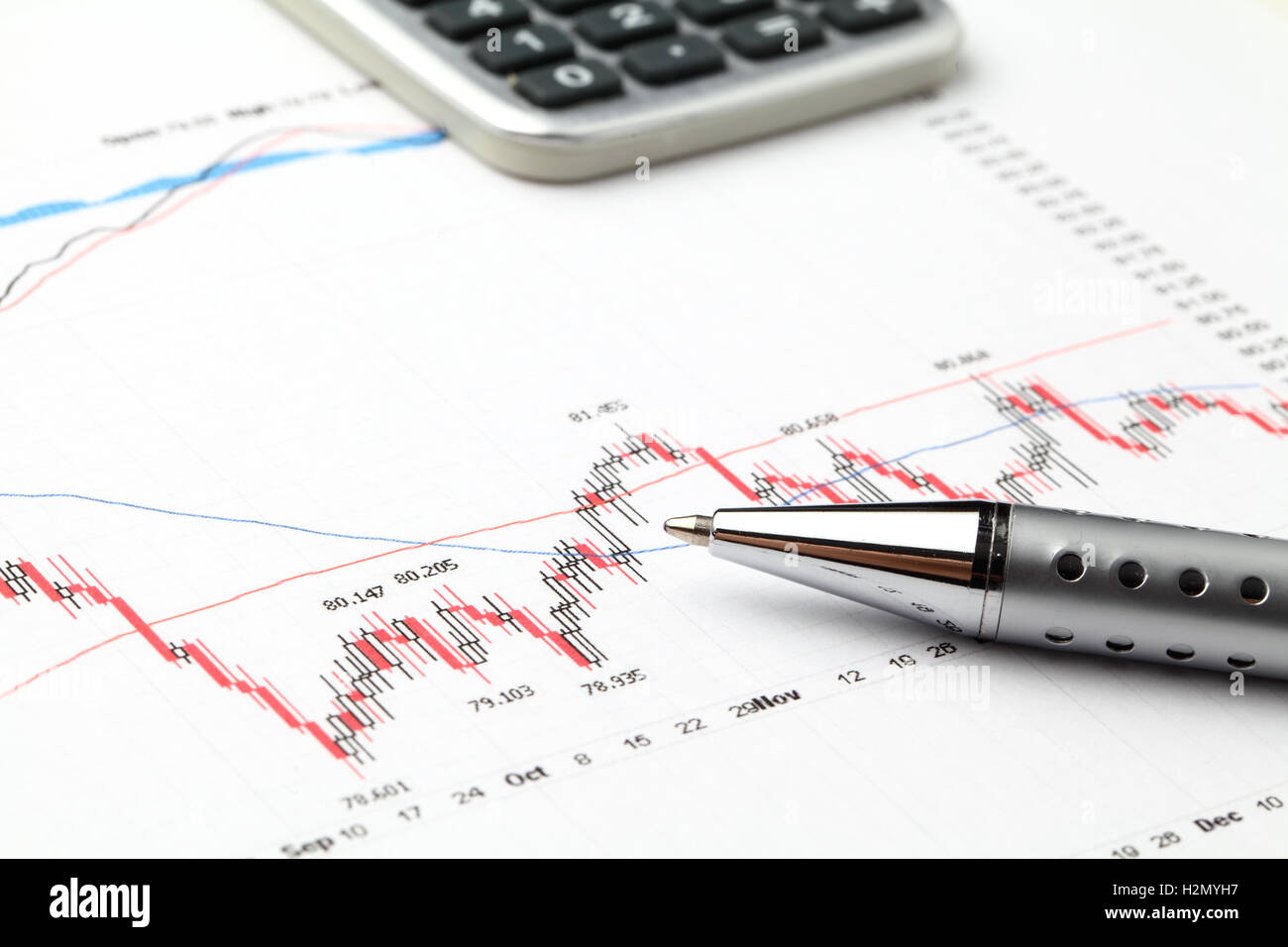 Stock market graph Stock Photo - Alamy