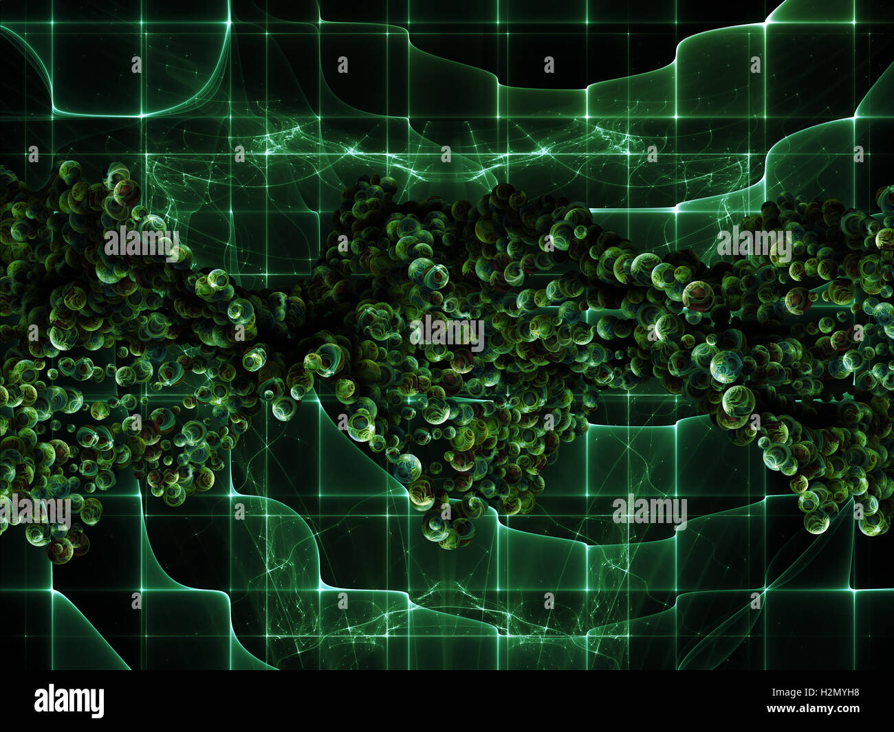Virtual Dna Model Motion theory hi-res stock photography and images - Alamy