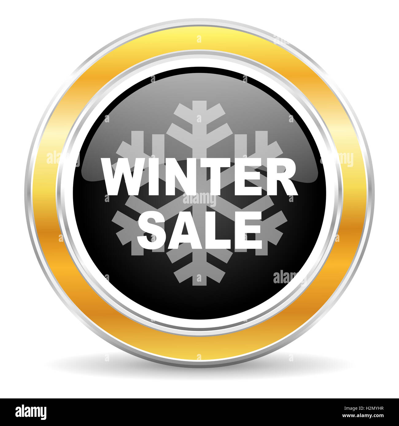 winter sale icon Stock Photo