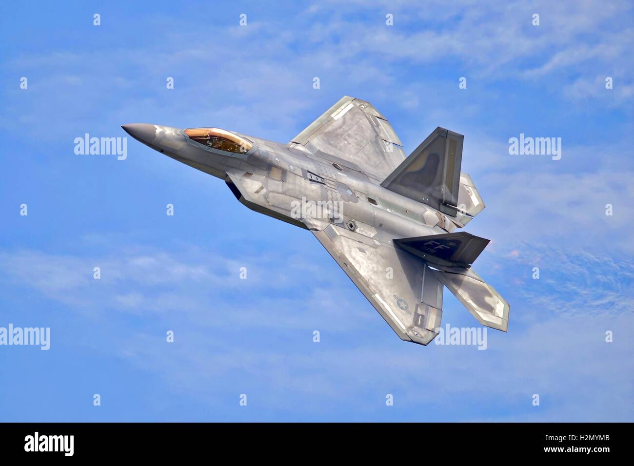 Lockheed Martin F-22A Raptor Stock Photo