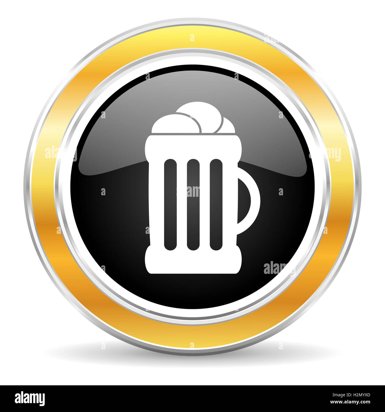 beer icon Stock Photo