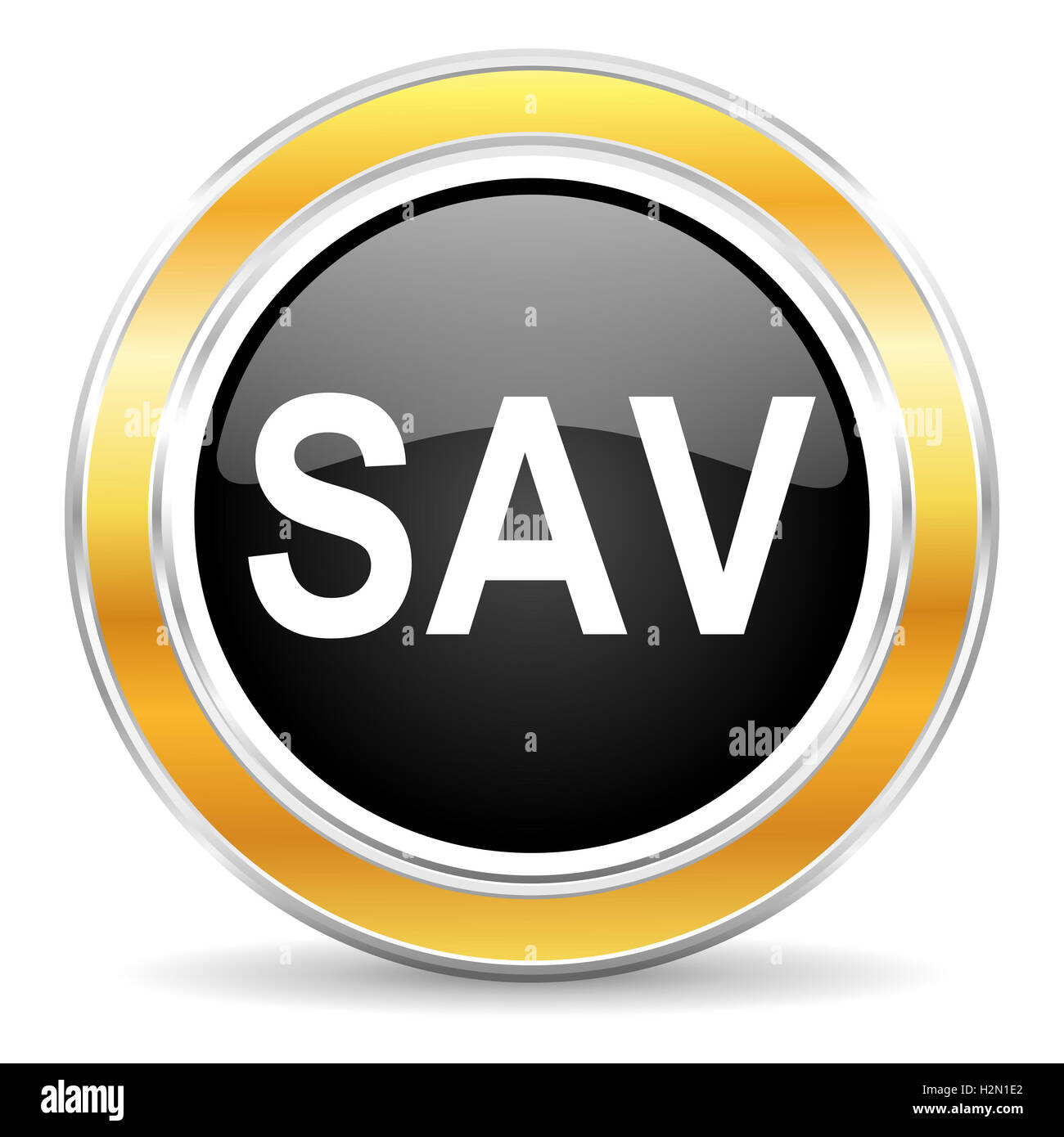 sav icon Stock Photo
