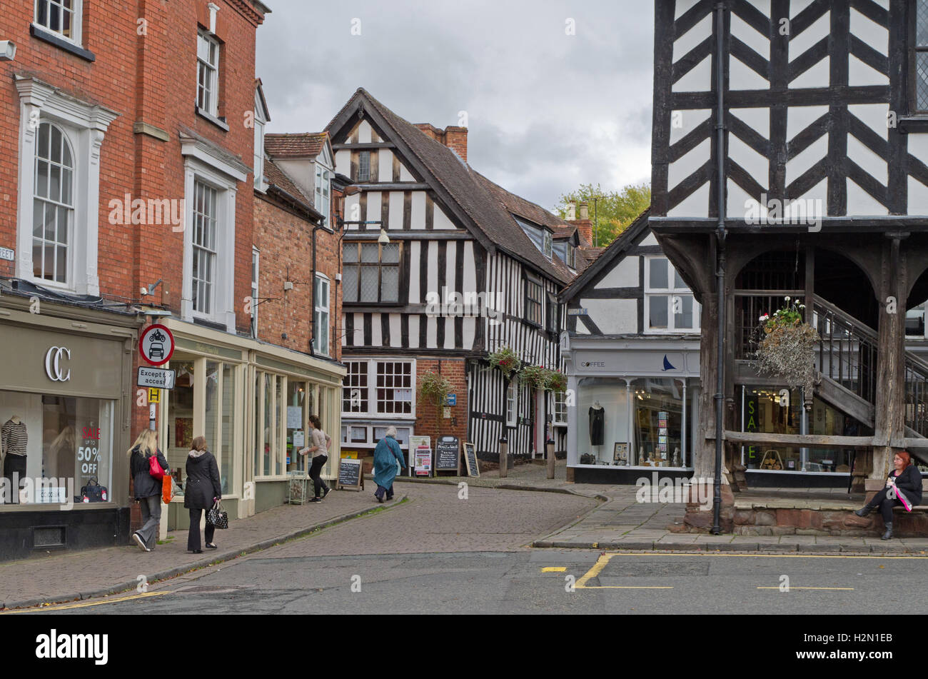 Ledbury town centre herefordshire hires stock photography and images
