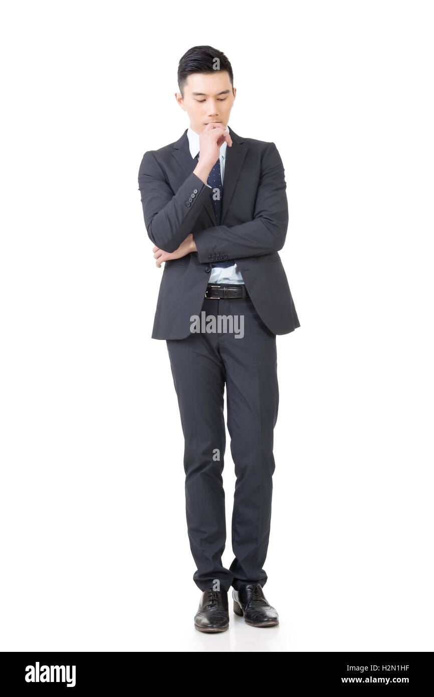 Asian confused man in a suit hi-res stock photography and images - Alamy
