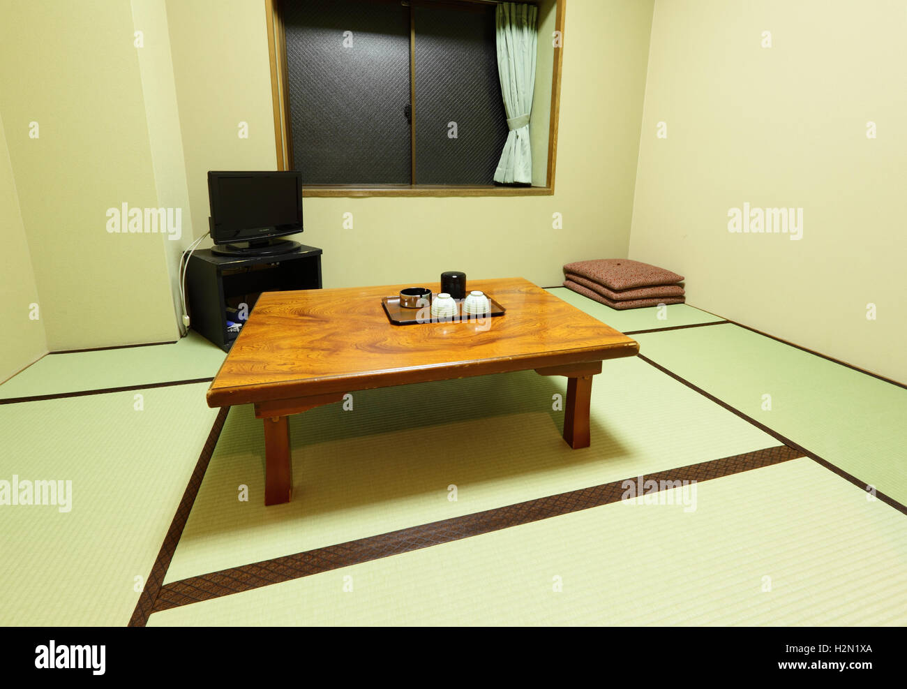 Interior of Japanese style house Stock Photo