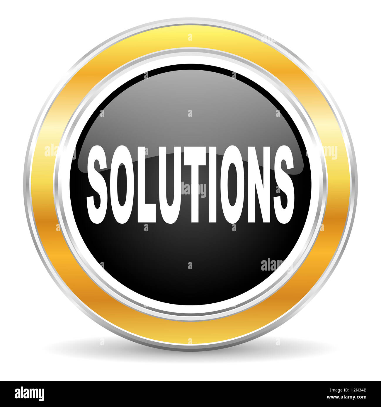 solutions icon Stock Photo