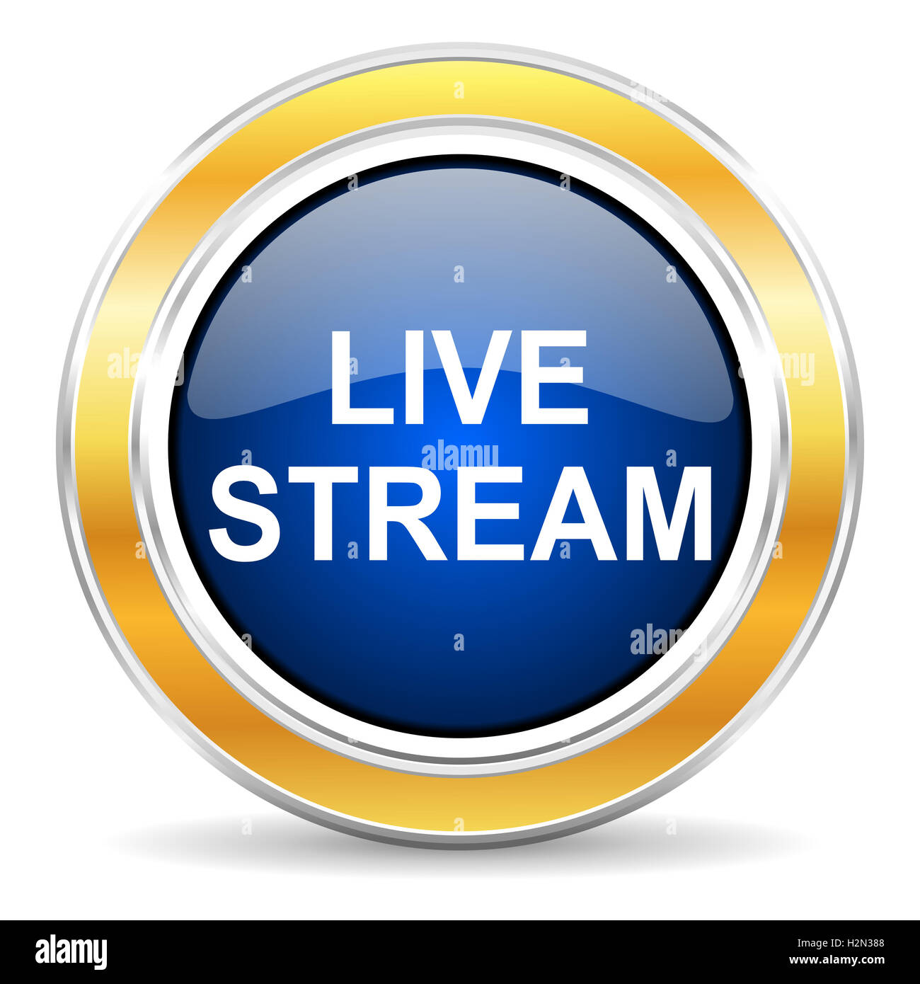 Video stream icon Cut Out Stock Images & Pictures - Alamy