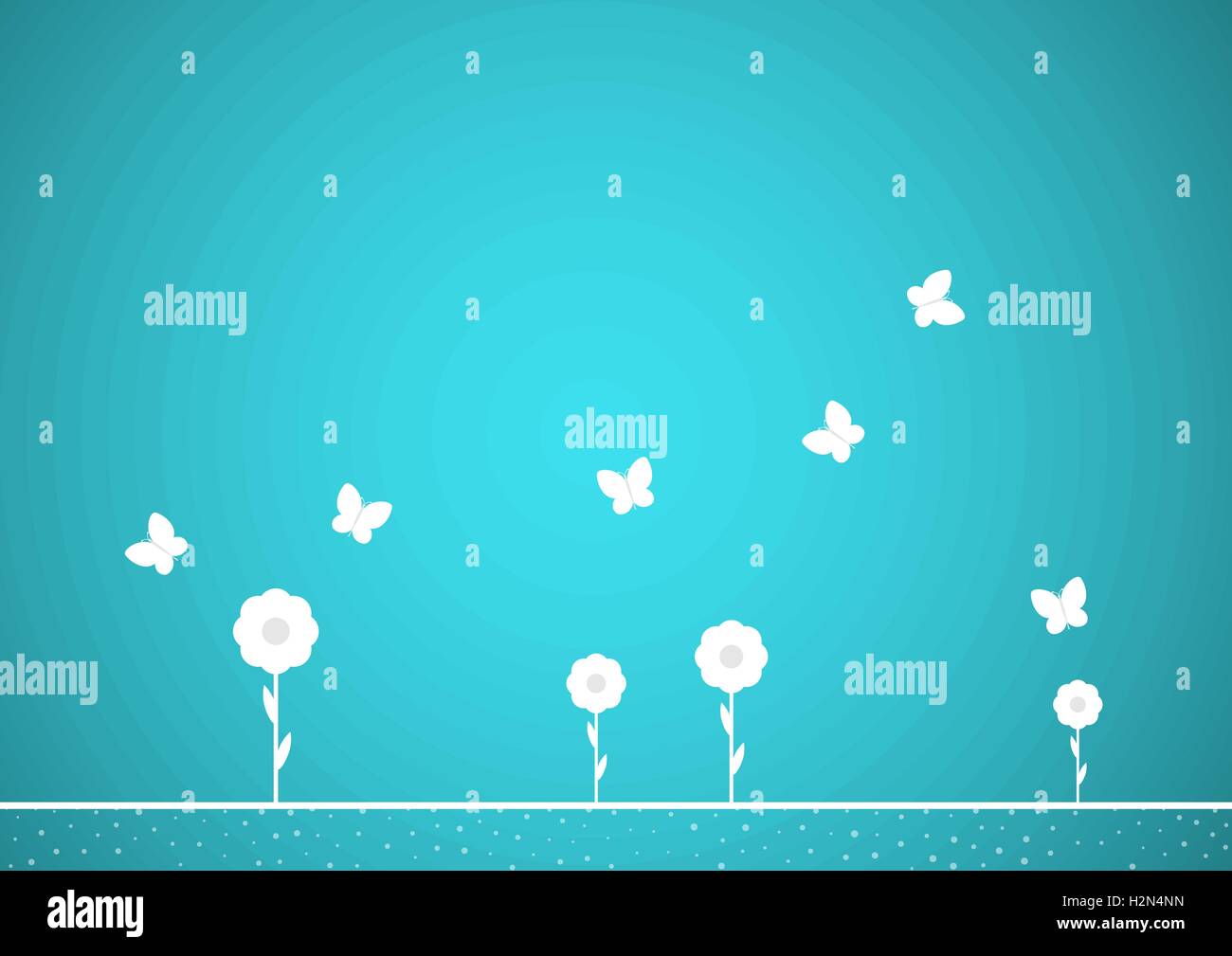 butterflies and flowers Stock Vector Image & Art - Alamy