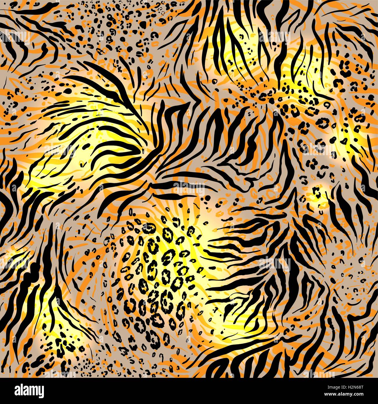 Tiger skin wear Stock Vector Images - Alamy