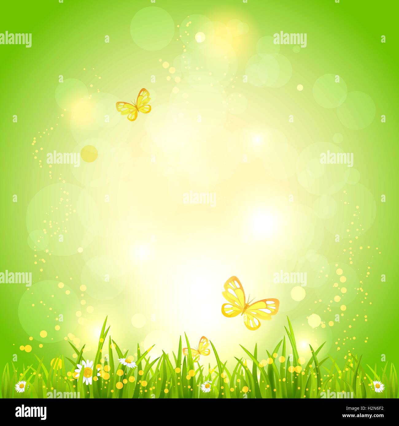 Eco summer background Stock Vector Image & Art - Alamy