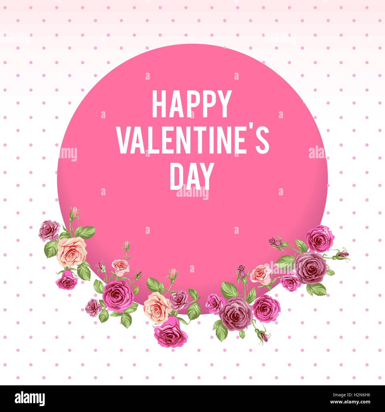 Happy Valentine's background Stock Vector