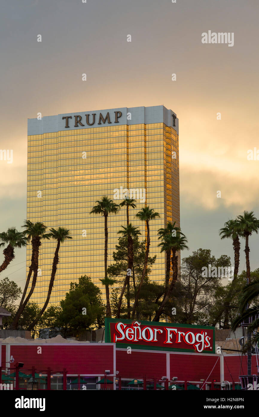 Las Vegas, Nevada The Trump Hotel, behind Señor Frog's Mexican