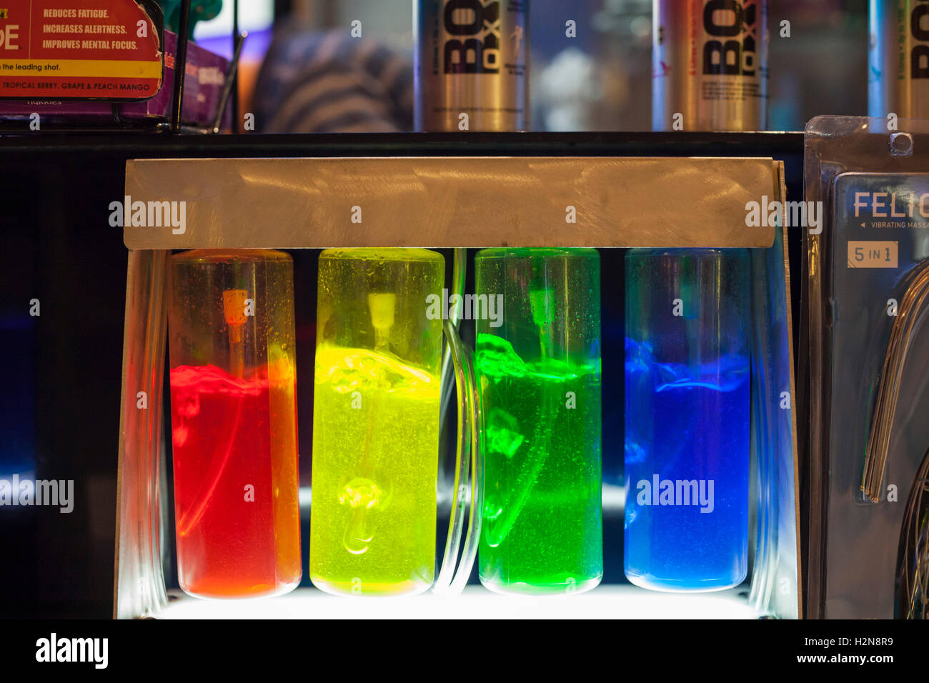 Ballys Hotel Las Vegas - Illuminated and colorful escalators at the Ballys  Hotel and Casino in Las Vegas, Nevada Stock Photo - Alamy