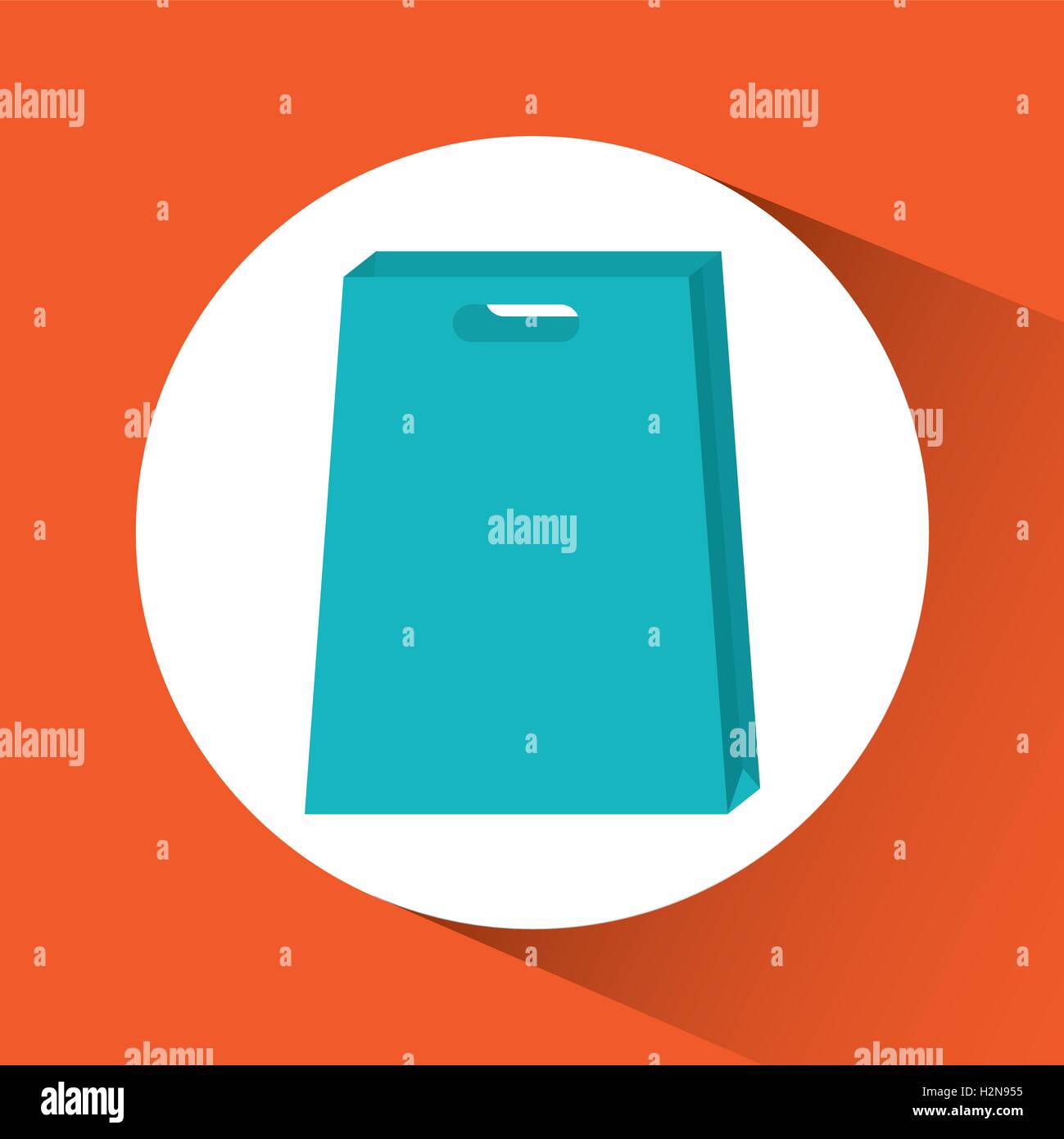 Shopping bag inside circle design Stock Vector Image & Art - Alamy