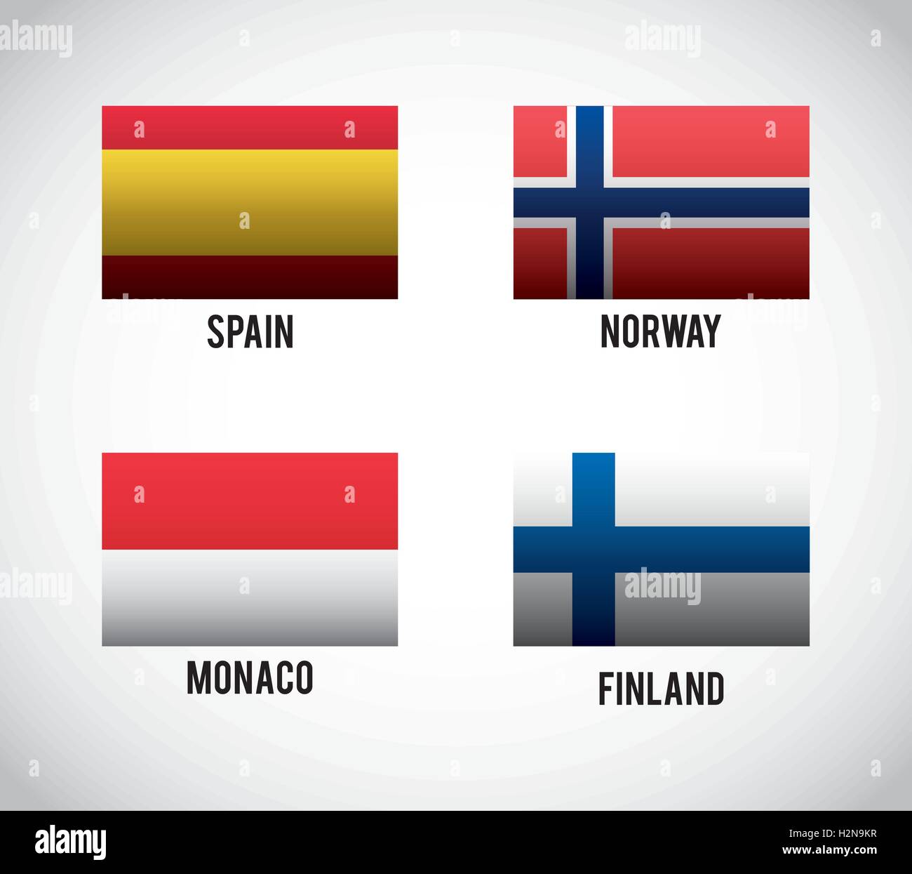 Isolated flags of europe design Stock Vector Image & Art Alamy